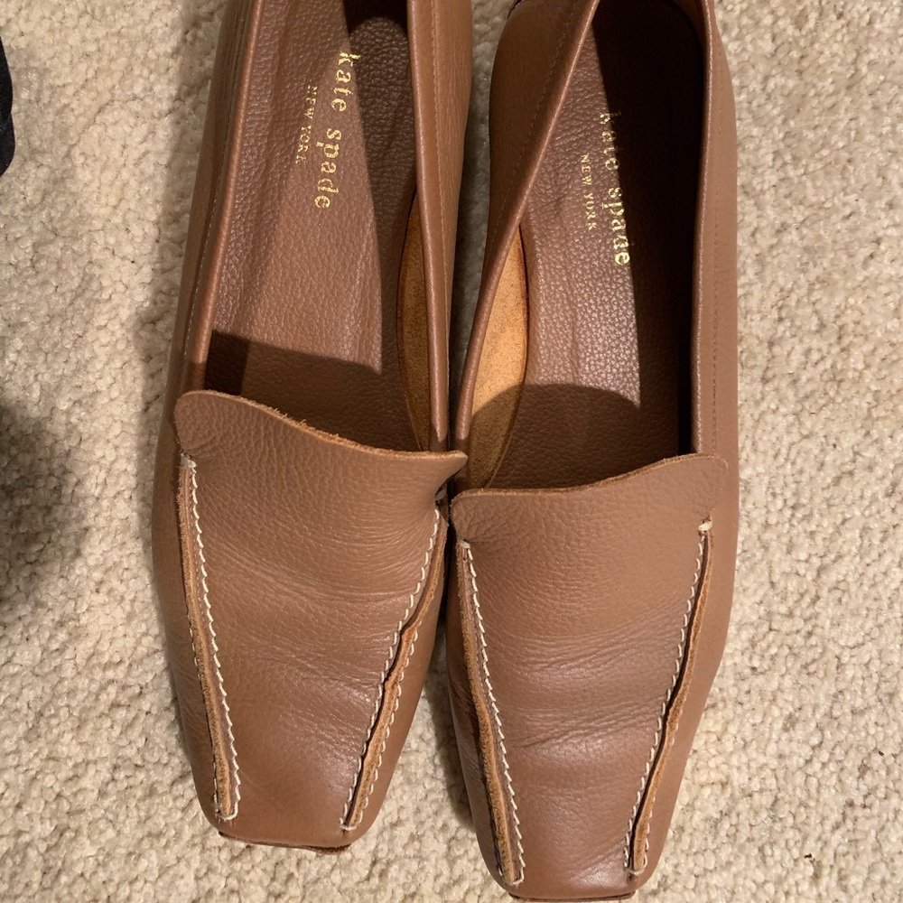 Kate Spade light brown leather shoes